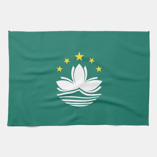 Macau-Flagge Geschirrtuch (Horizontal)