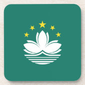 Macau-Flagge Getränkeuntersetzer (Vorderseite)