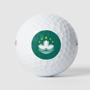Macau-Flagge Golfball