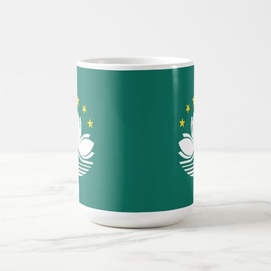 Macau-Flagge Kaffeetasse (Mittel)
