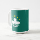 Macau-Flagge Kaffeetasse (Vorderseite Links)