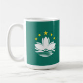 Macau-Flagge Kaffeetasse (Links)