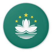 Macau-Flagge Keramikknauf (Vorderseite)
