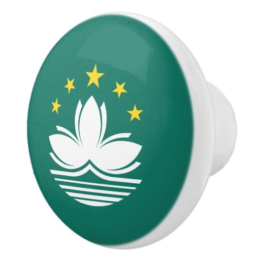 Macau-Flagge Keramikknauf (Rechts)