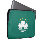 Macau-Flagge Laptopschutzhülle (Vorne Rechts)