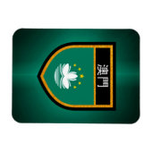 Macau-Flagge Magnet (Horizontal)