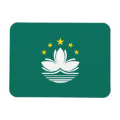 Macau-Flagge Magnet (Horizontal)