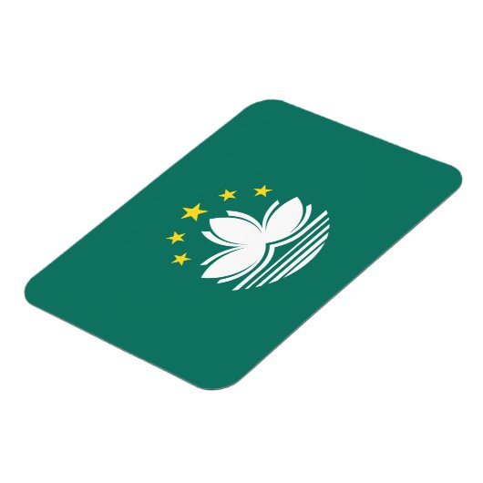 Macau-Flagge Magnet (Linke Seite)