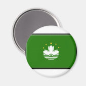 Macau-Flagge Magnet (Vorderseite/Rückseite)