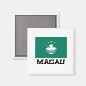 Macau-Flagge Magnet (Vorderseite/Rückseite)