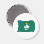 Macau-Flagge-Magnet Magnet (Vorderseite/Rückseite)