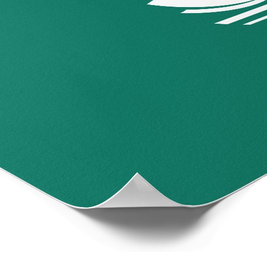 Macau-Flagge Poster (Ecke)