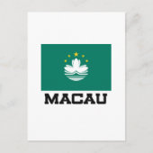 Macau-Flagge Postkarte (Vorderseite)