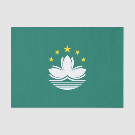 Macau-Flagge Seidenpapier (Vorderseite)