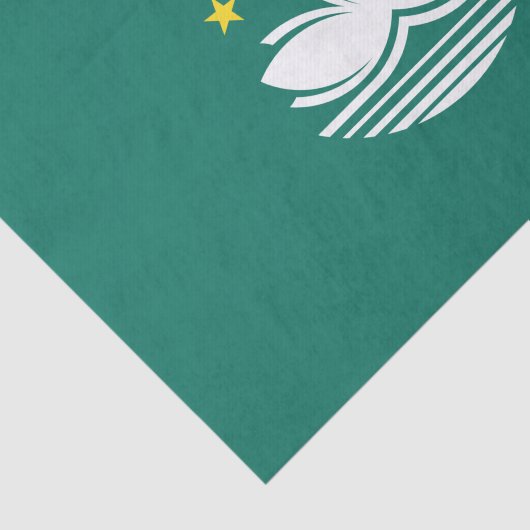 Macau-Flagge Seidenpapier (Ausschnitt)