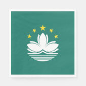 Macau-Flagge Serviette (Vorderseite)