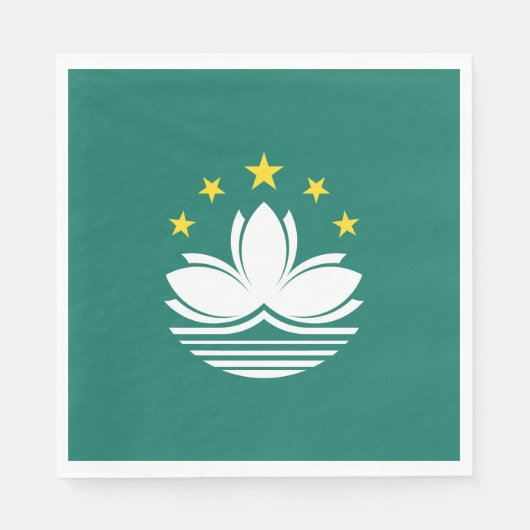Macau-Flagge Serviette (Vorderseite)