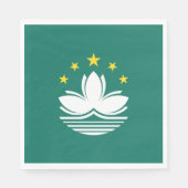 Macau-Flagge Serviette (Vorderseite)