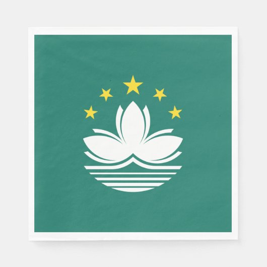 Macau-Flagge Serviette (Vorderseite)