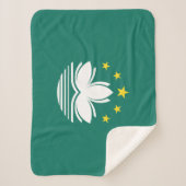 Macau-Flagge Sherpadecke (Vorderseite)