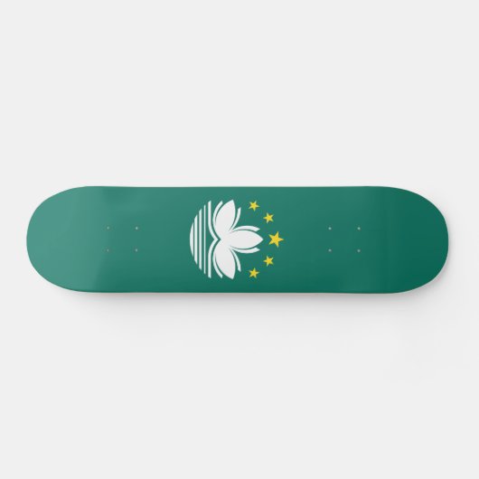 Macau-Flagge Skateboard (Horizontal)