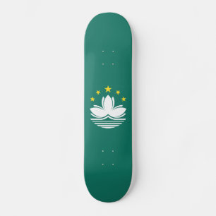 Macau-Flagge Skateboard