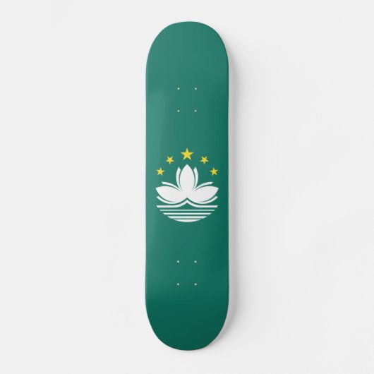 Macau-Flagge Skateboard (Vorderseite)