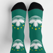 Macau-Flagge Socken (Oben)