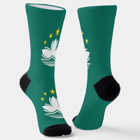 Macau-Flagge Socken (Gewinkelt)