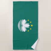 Macau-Flagge Strandtuch (Vorderseite)