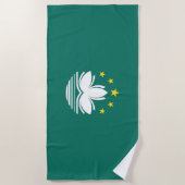 Macau-Flagge Strandtuch (Vorderseite)