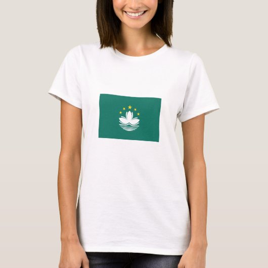 Macau-Flagge T-Shirt (Vorderseite)