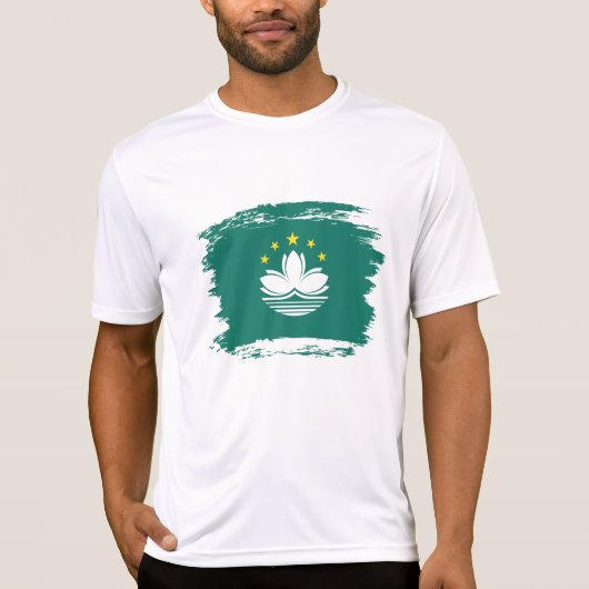 Macau-Flagge T-Shirt (Vorderseite)