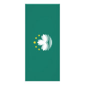 Macau-Flagge Werbekarte (Hinten)