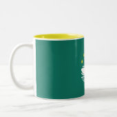 Macau-Flagge Zweifarbige Tasse (Links)