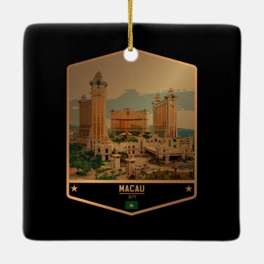 Macau Keramikornament (Rückseite)