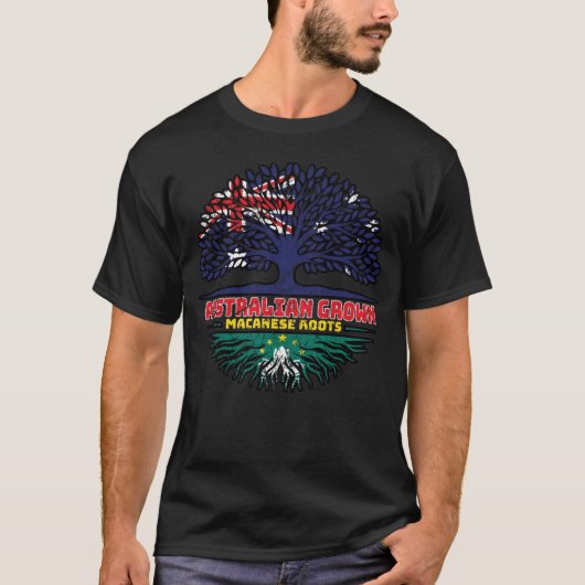 Macau Macanese Australian Australia Tree Roots T-Shirt (Vorderseite)
