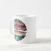 Macau Macanese Britische Tree Roots-Flagge Kaffeetasse (Vorderseite Links)