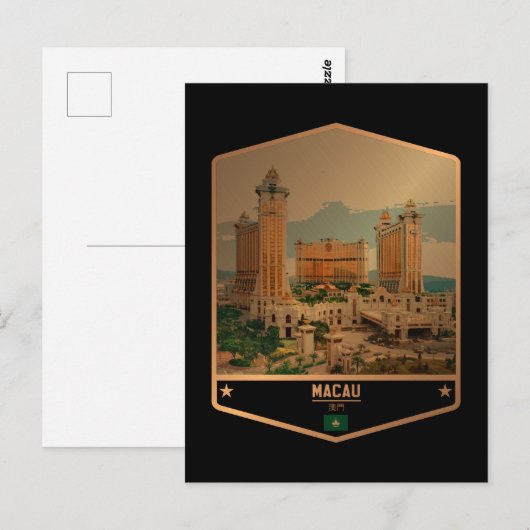 Macau Postkarte (Vorne/Hinten)