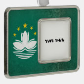 Macau Rahmen-Ornament Silber (Rechts)