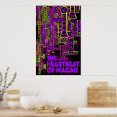 Macau Reiseplakat Poster (Küche)
