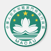 Macau Siegel Magnet (Vorne)