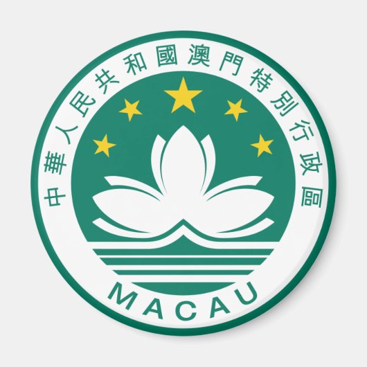 Macau Siegel Magnet (Vorne)