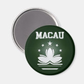 Macau-Wappen Magnet (Vorderseite/Rückseite)