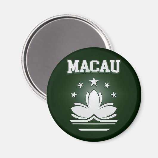 Macau-Wappen Magnet (Vorderseite/Rückseite)