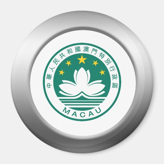 Macau-Wappen Magnet (Vorne)