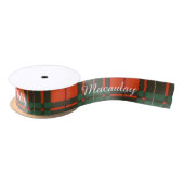 Macaulay Clan karierter schottischer Tartan Satinband (Spule)