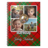 MacAulay-Familien-Fotocollage Notizblock (Vorderseite)