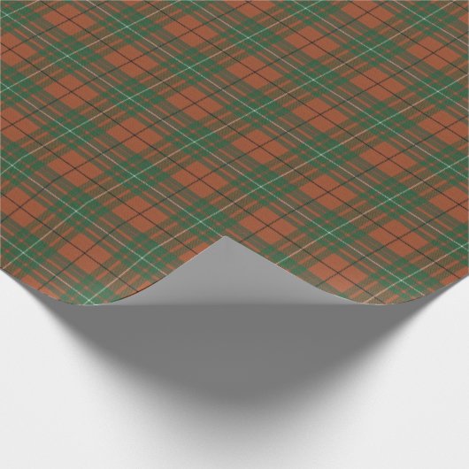 MacAuley Ancient Original Scottish Tartan Geschenkpapier (Ecke)