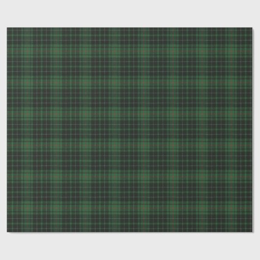 MacAuley Jagd Ancient Scottish Clan Tartan Geschenkpapier (Flach)
